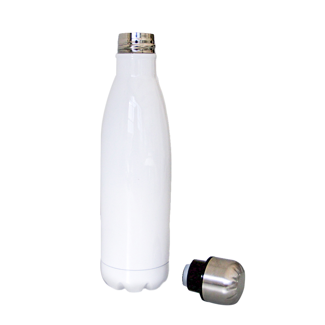 Squeeze Garrafa Térmica Inox Branca 450Ml