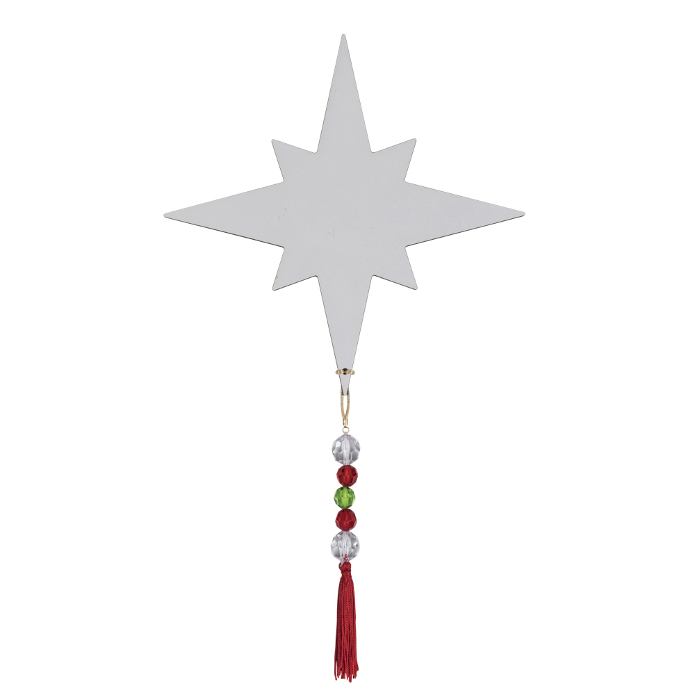 Enfeite De Porta Para Sublimação Estrela Grande Em Mdf