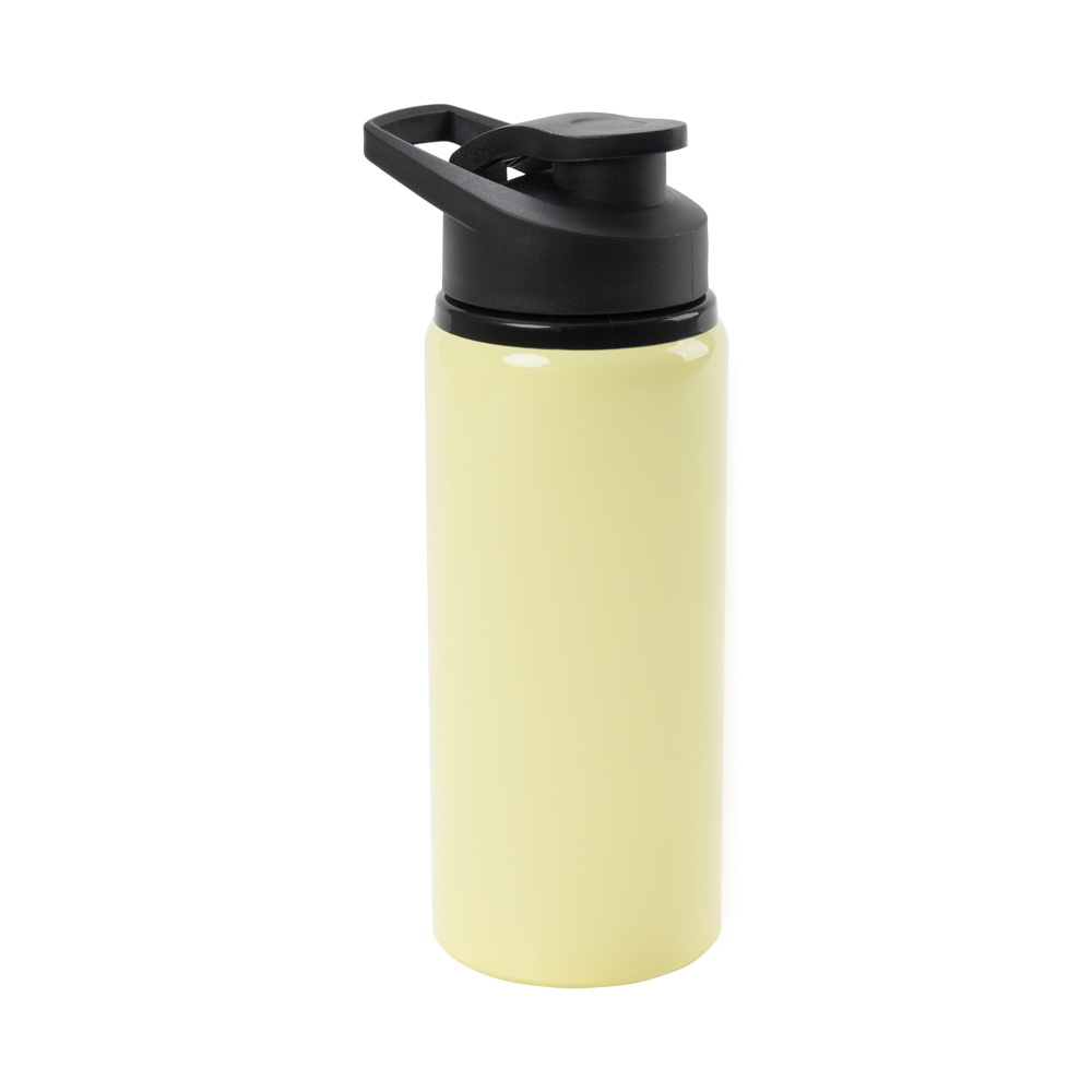 Squeeze Garrafa Com Tampa E Alça De 600Ml Para Sublimação Amarelo